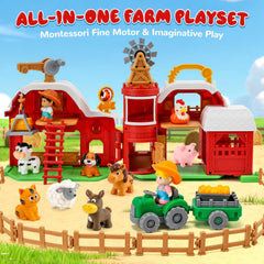 Bessome farm tractor enabling kids to simulate field chores and stories