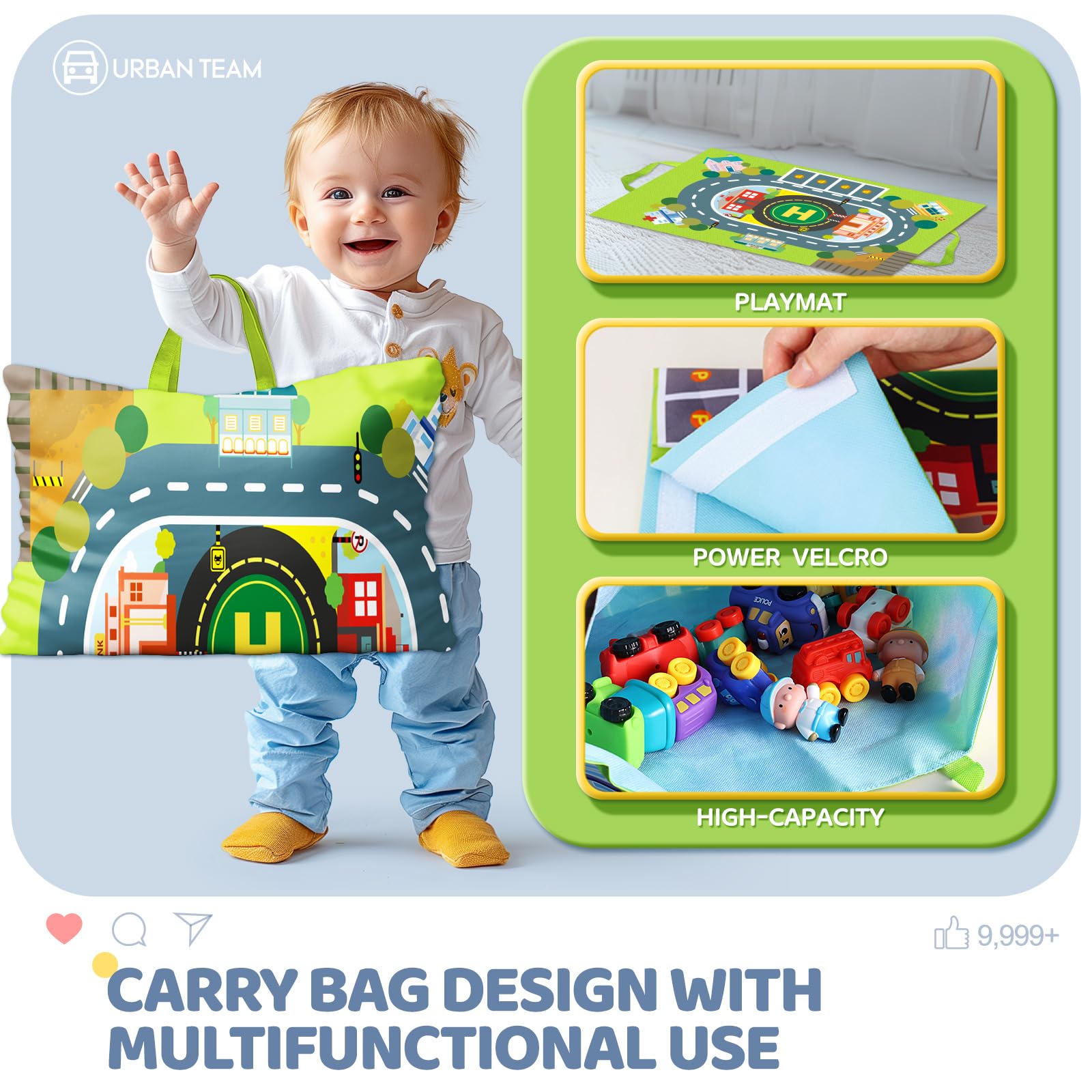 bessome garbage truck toy adds color to baby playtime