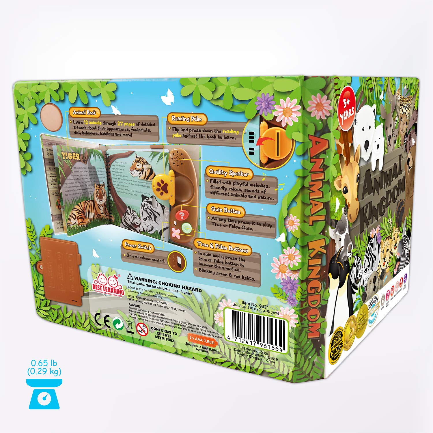 BEST LEARNING Animal Kingdom classroom-friendly design for at-home learning