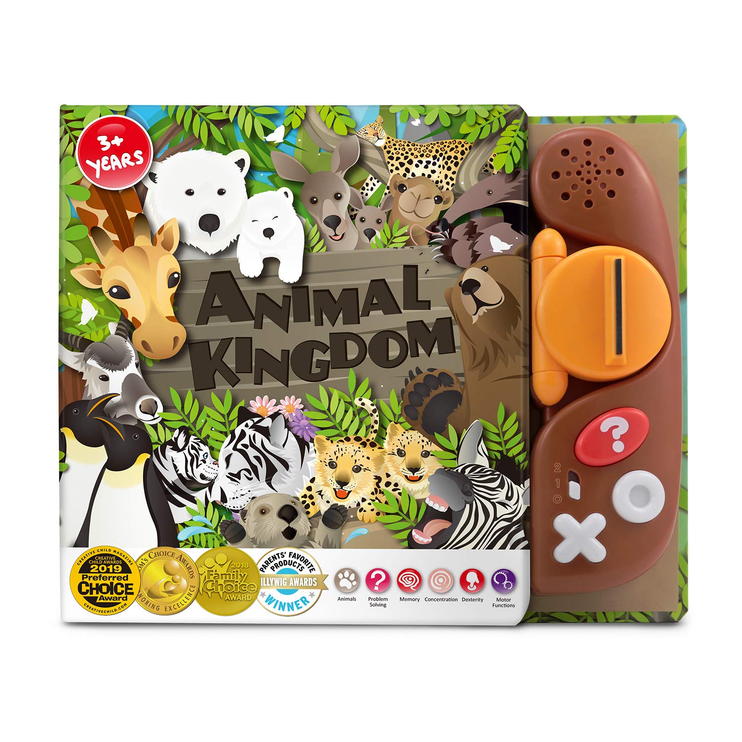 BEST LEARNING Animal Kingdom Book Reader cover with bright animal art to spark curiosity