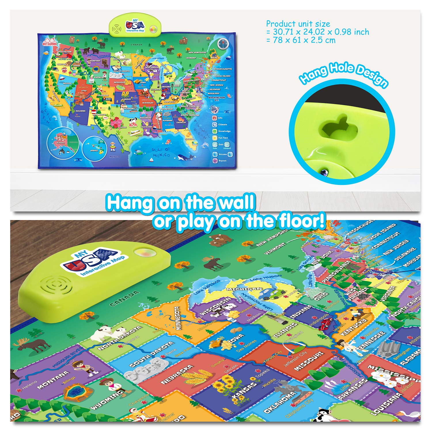 Best Learning i-Poster award-winner design combines safety with kid-friendly durability.