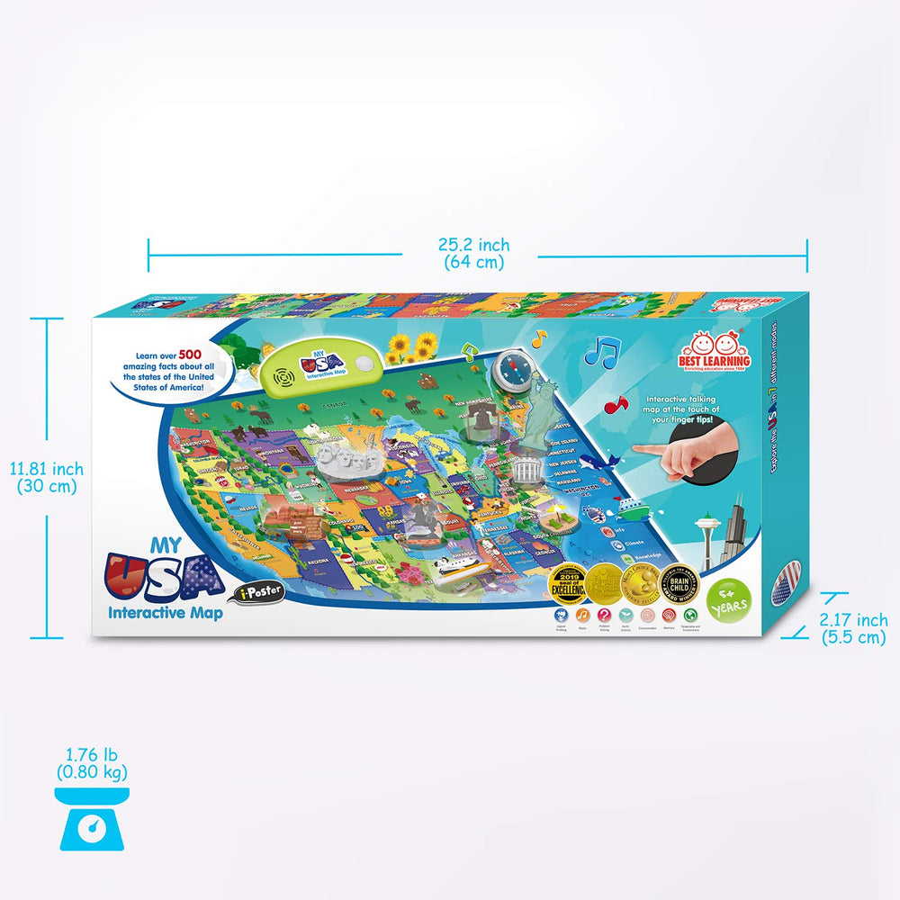 Best Learning i-Poster durable materials withstand daily use in classrooms.