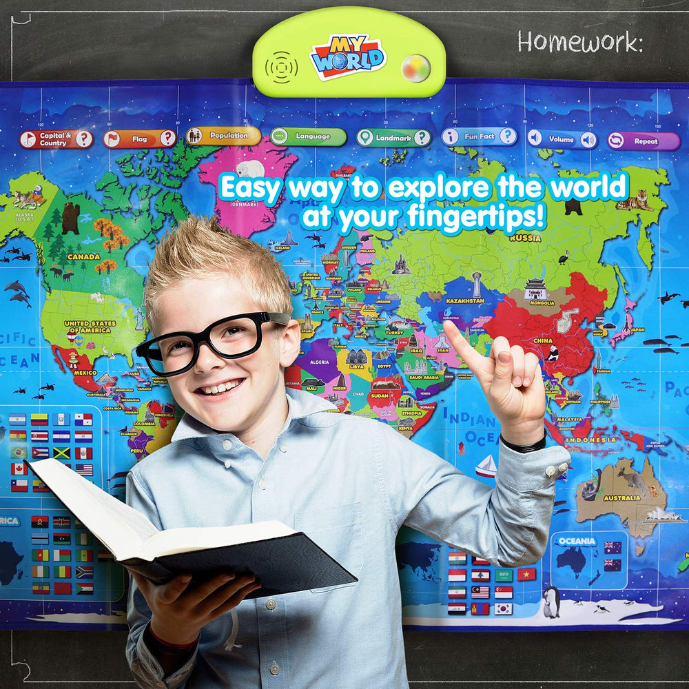 BEST LEARNING i-Poster wall-ready design for classroom or home use.