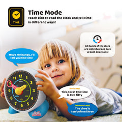 BEST LEARNING Learning Clock arrives ready to use with batteries included