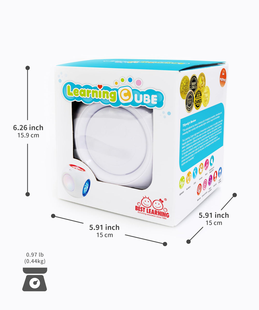 BEST LEARNING Learning Cube creative play prompts imaginative sensorimotor exploration