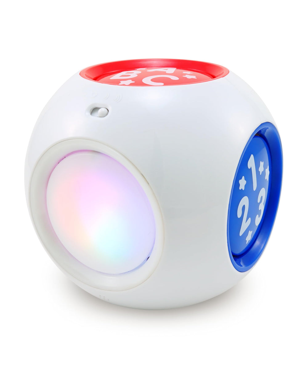 BEST LEARNING Learning Cube front buttons engaging fine motor play and music