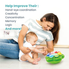 BEST LEARNING Mushroom Garden buttons helping interactive learning through guided play.