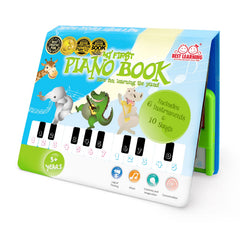Best Learning My First Piano Book cover inviting kids to explore music learning