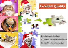 Bestbase Christmas Cat Puzzle kitten breeds image showcasing variety for curious minds