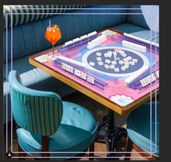 BestCool mat protects mahjong tiles from impact and wear.