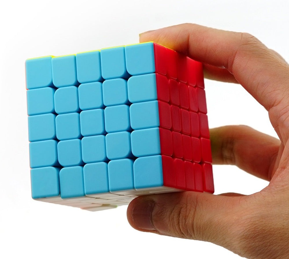BestCube 5x5 speed cube top view, balanced design for quick grip.