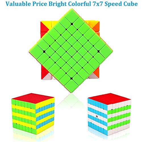 BestCube 7x7 stickerless angle view highlighting solid build and grip