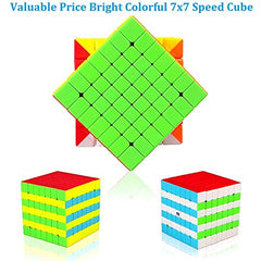BestCube 7x7 stickerless angle view highlighting solid build and grip