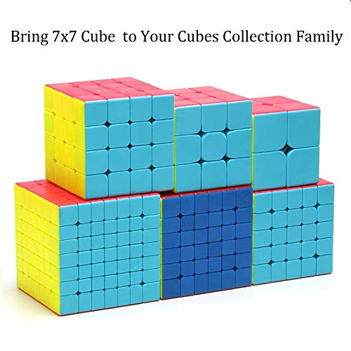 BestCube 7x7 stickerless close-up highlighting ABS plastic durability