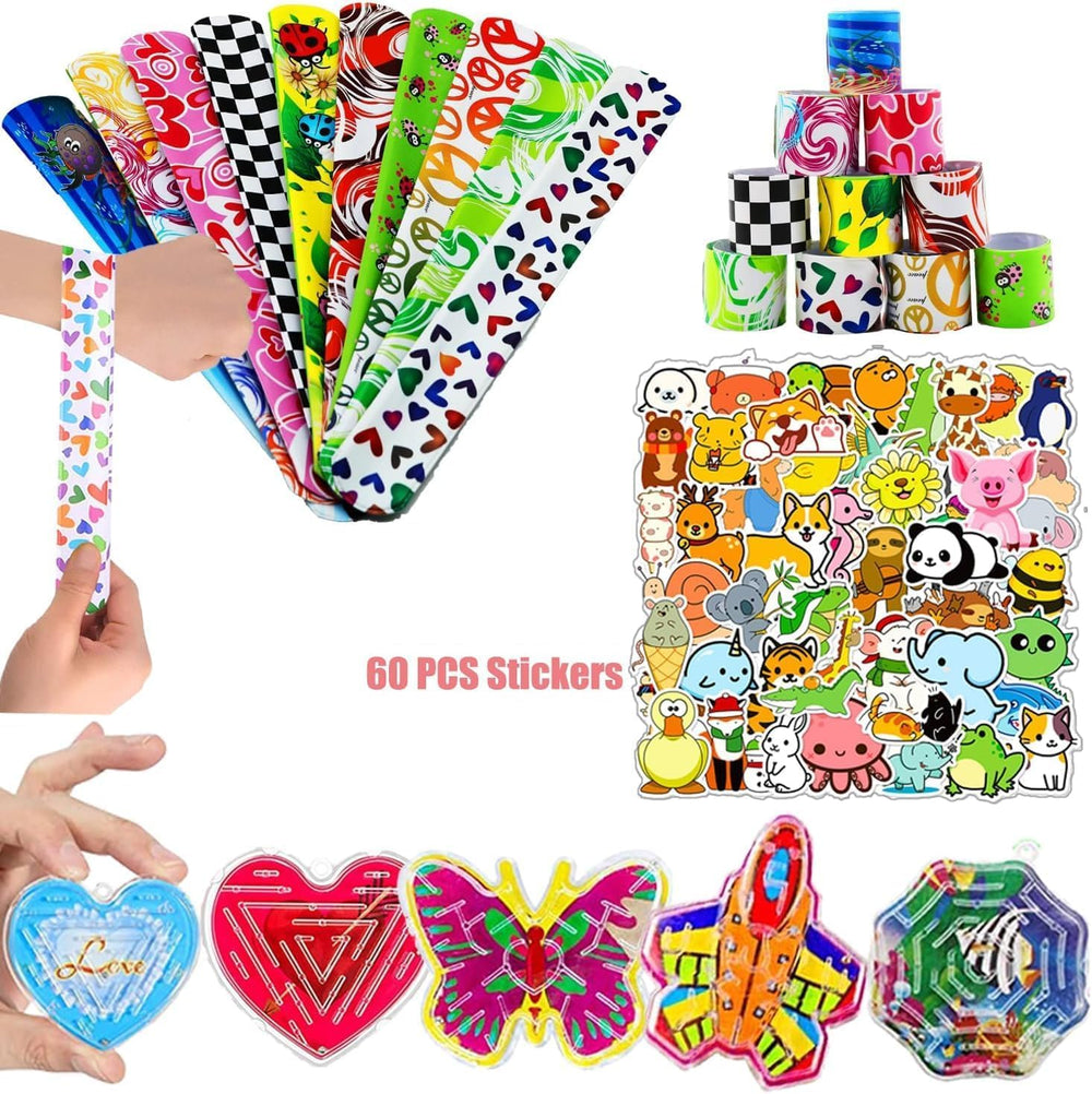 Bestkiy 118 pcs mochi squishies for sensory play and prize boxes.