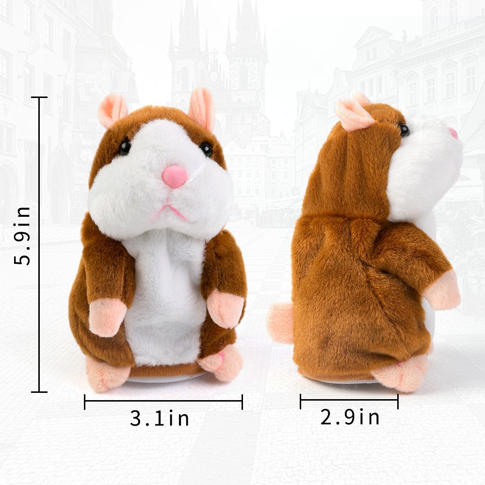 BestLand talking hamster in action with child smiling during giggle interaction