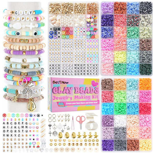 BestNow bracelet making kit 48 colors for versatile jewelry designs
