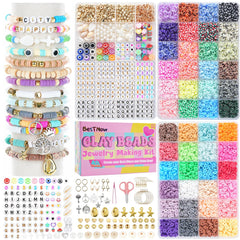BestNow bracelet making kit 48 colors for versatile jewelry designs