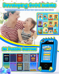 BESTOONE Kids Phone icons set illustrates 26 educational mini-games