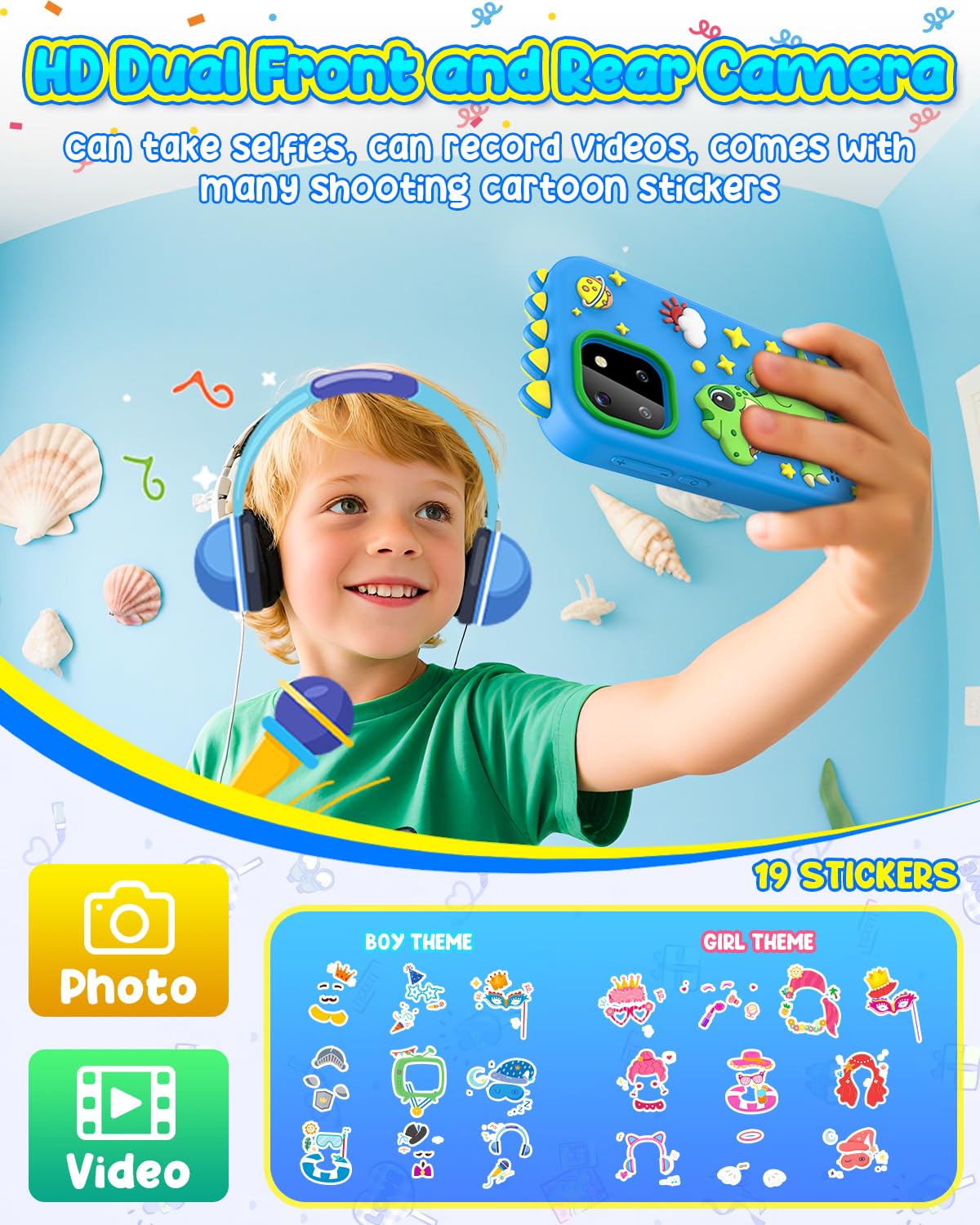 BESTOONE Kids Phone protective case blue demonstrates durability against drops