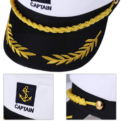 BESTOYARD captain hat adjustable design fits most heads comfortably.