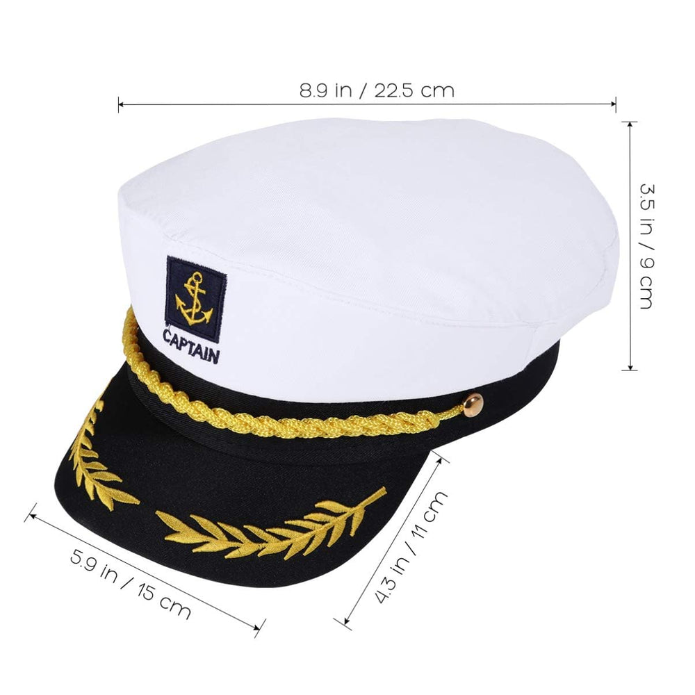 BESTOYARD captain hat sun visor provides shade during outdoor sailing.