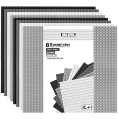 Bestoyz baseplates 32x32 in black provide a sturdy foundation for creative builds
