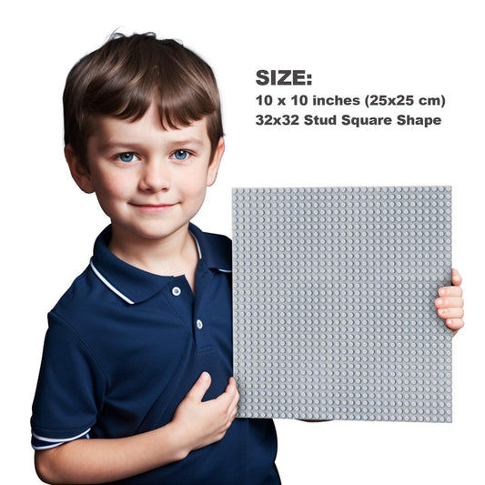 Bestoyz baseplates 32x32 in dark grey offer durable surfaces for modular displays