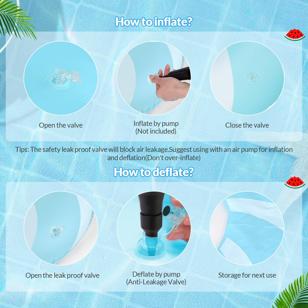 Bestrip premium PVC material offers durable, lightweight pool float.