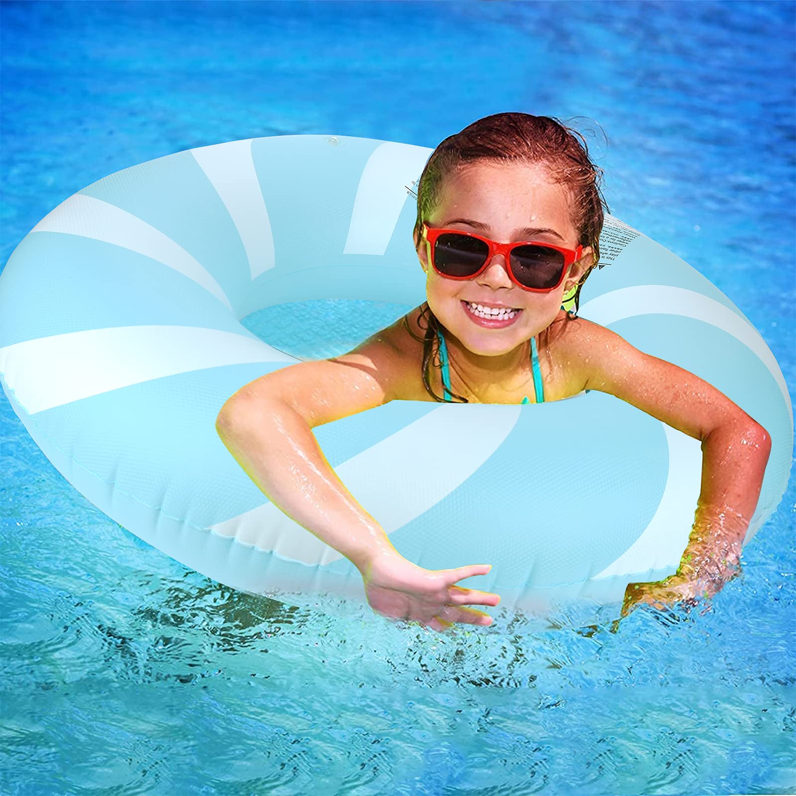 Bestrip two-pack blue pink pool floats for versatile water fun