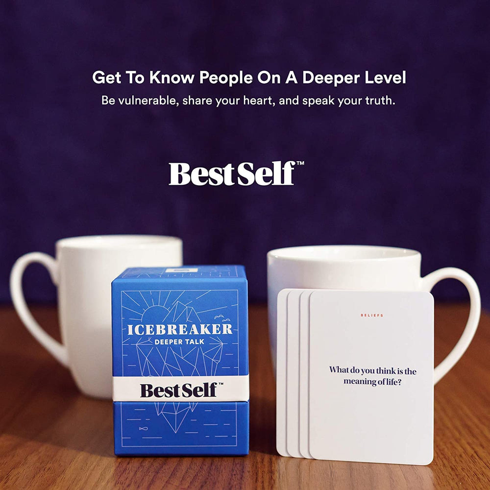 BestSelf Icebreaker Deeper Talk Deck moment of discovery capturing authentic insights.