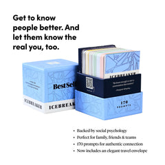 BestSelf Icebreaker 350gsm cards deliver durable, stylish prompts for any gathering