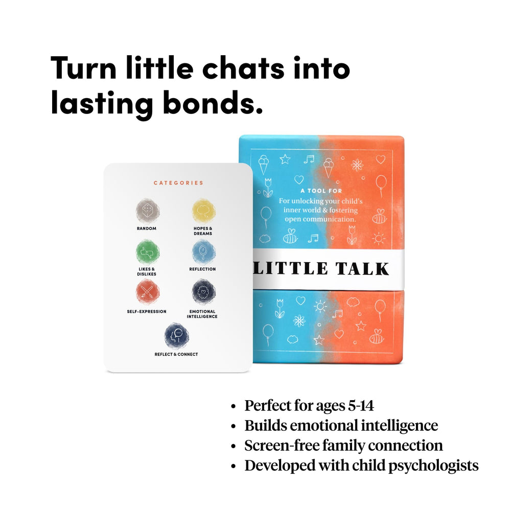 BestSelf Co Little Talk targets kids aged 4 to 12 with engaging prompts