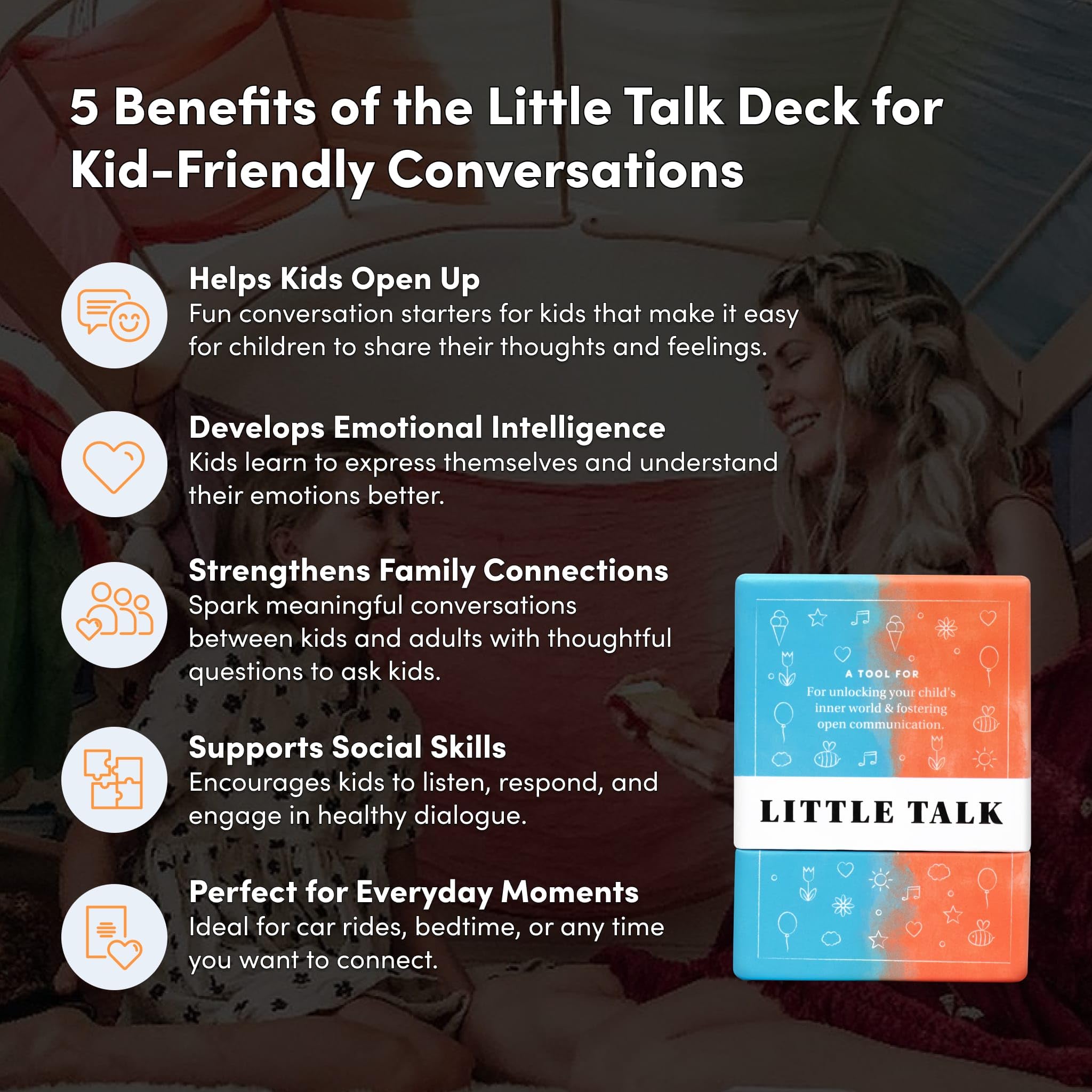 BestSelf Co Little Talk Card spread shown for engaging road trip talks