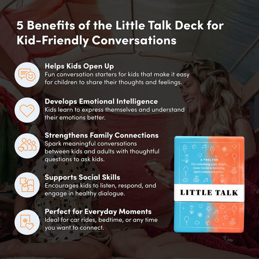 BestSelf Co Little Talk Card spread shown for engaging road trip talks