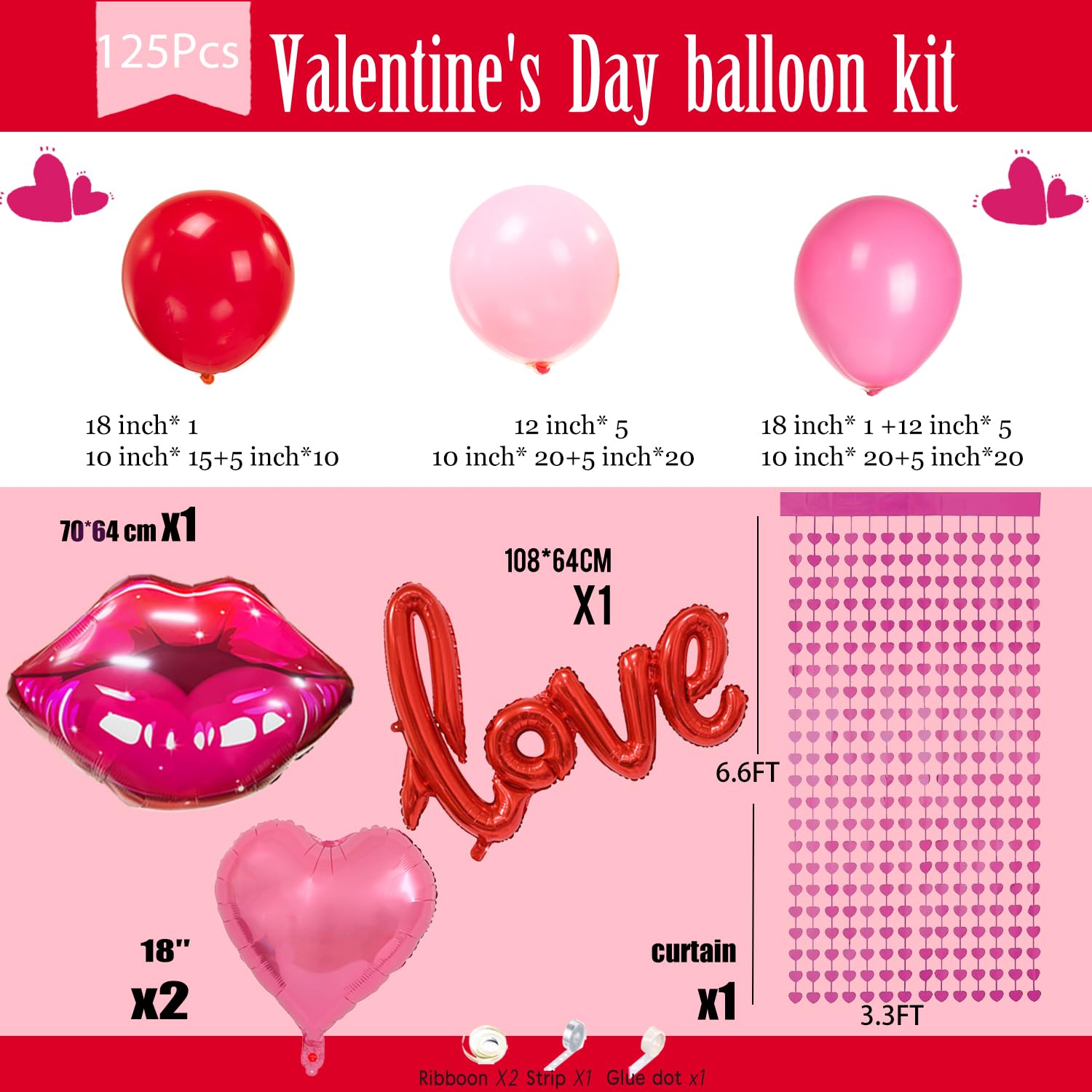 Besttideyes 30-inch Love Letter balloons highlight romantic messages