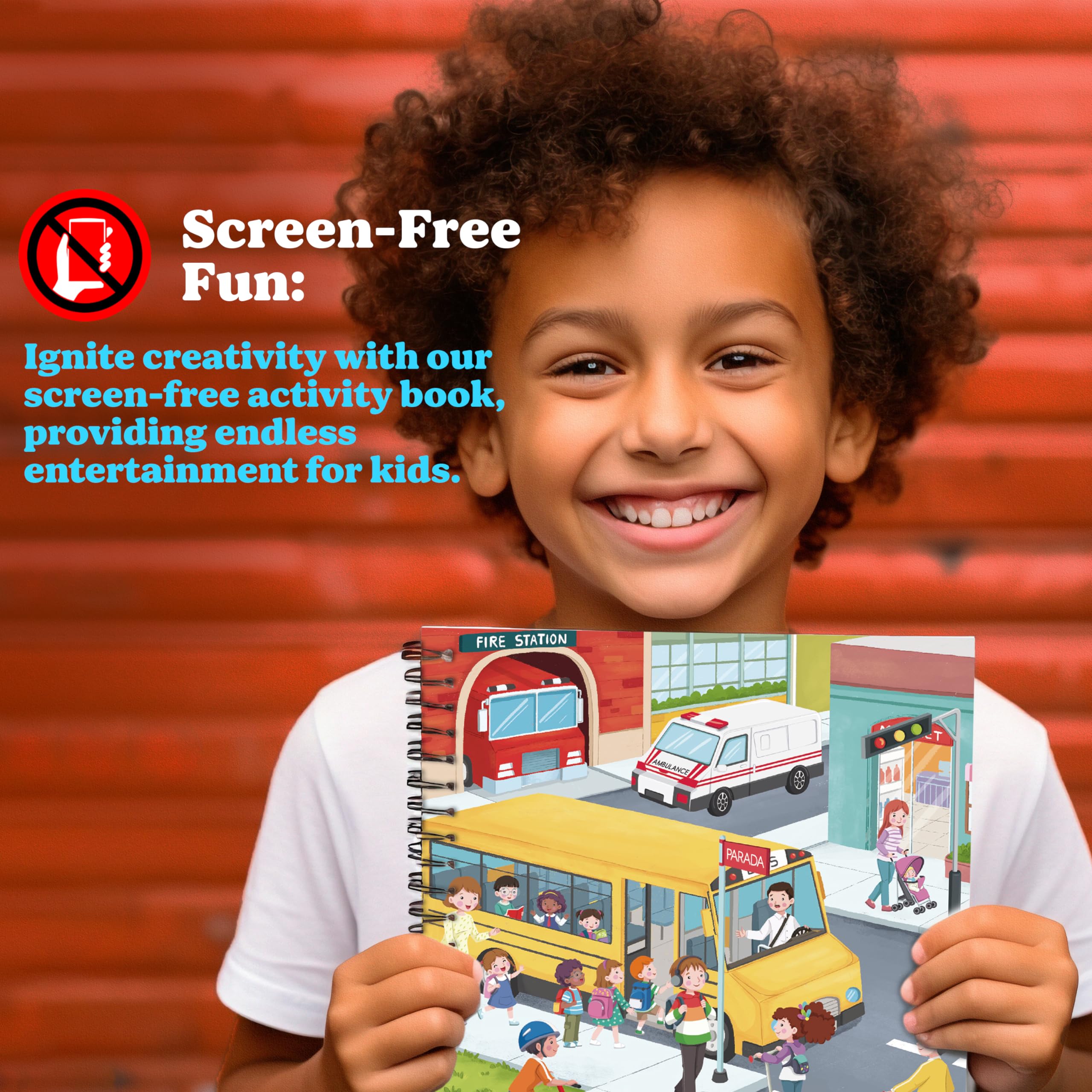Bestus 430+ hand-drawn designs provide whimsical play options for kids.