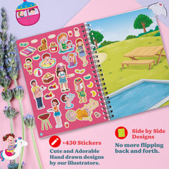 Bestus Kids sticker sheet 2 featuring vehicles and friends for storytelling.