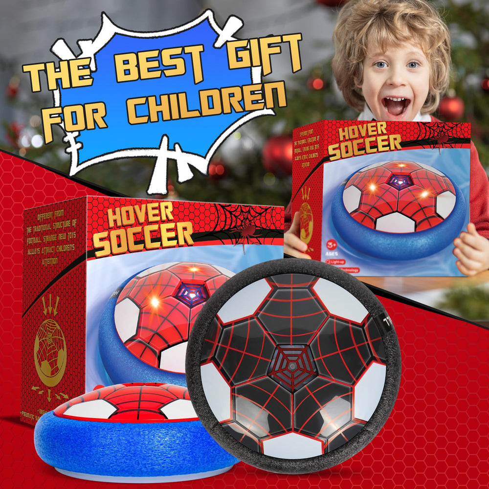 BESTVIVE hover soccer ball includes two extra levitating balls for extended play.