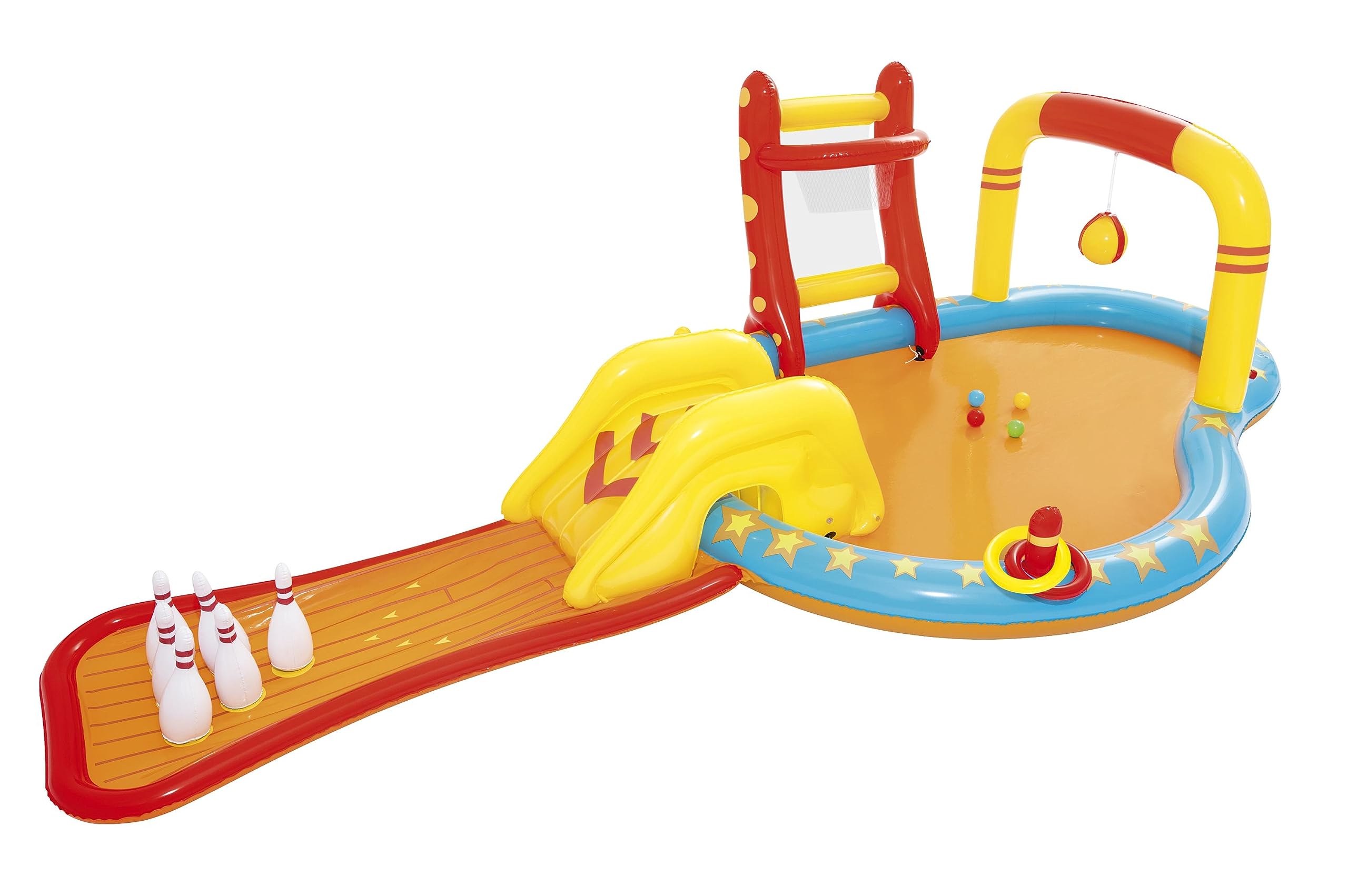 Bestway Lil Champ Play Center with bowling pins for active outdoor play