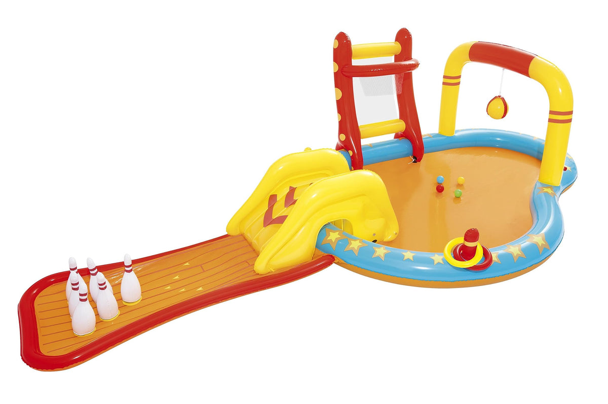 Bestway Lil Champ Play Center with bowling pins for active outdoor play