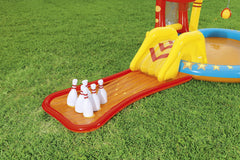 Bestway Lil Champ Play Center kiddie pool with water sprayer keeps kids cool