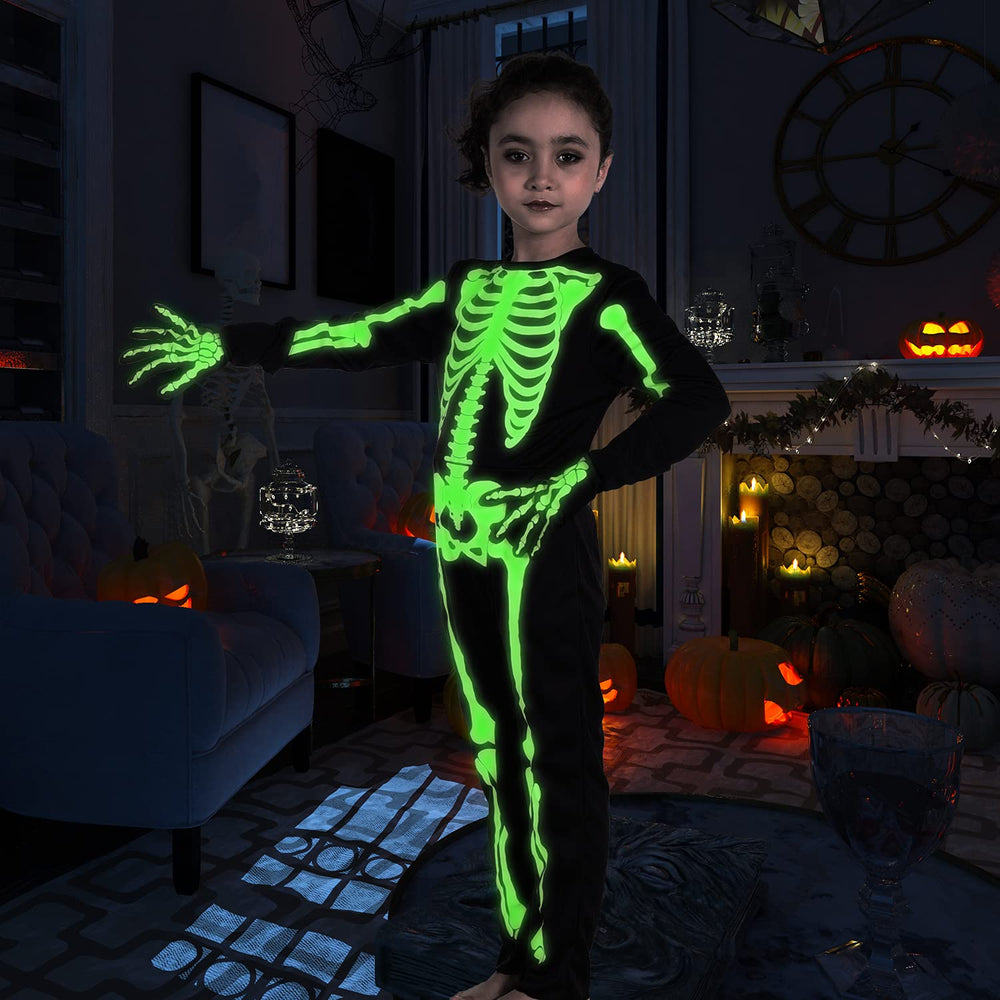 Besutolife Skelebone included gloves complete the costume look.
