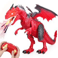 Betheaces remote control dragon walks and roars for imaginative play.
