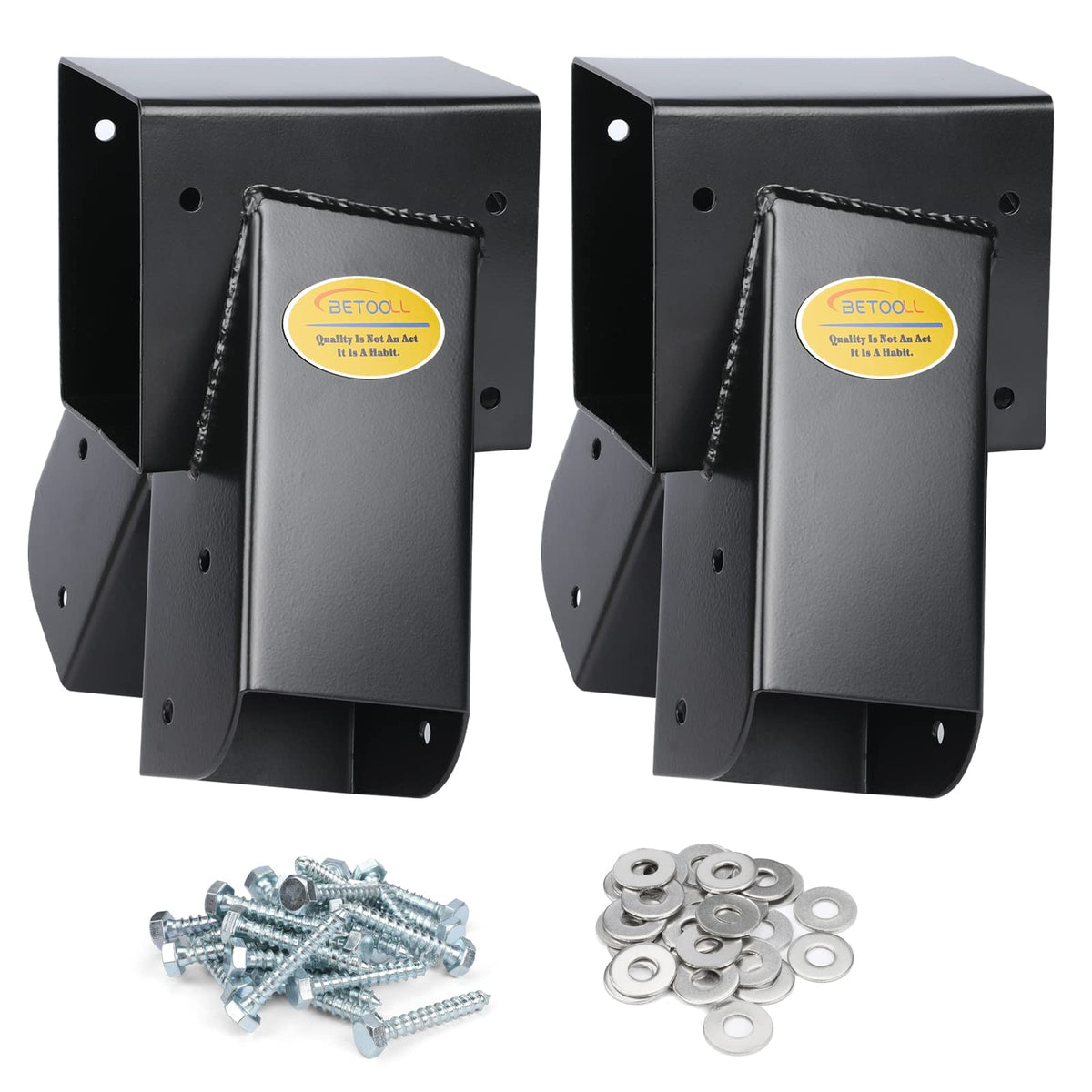 BETOOL swing bracket top beam attachment for a strong A-frame connection.