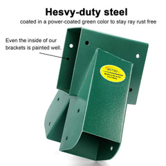 BETOOLL installation process image showing bracket mounting and leg insertion