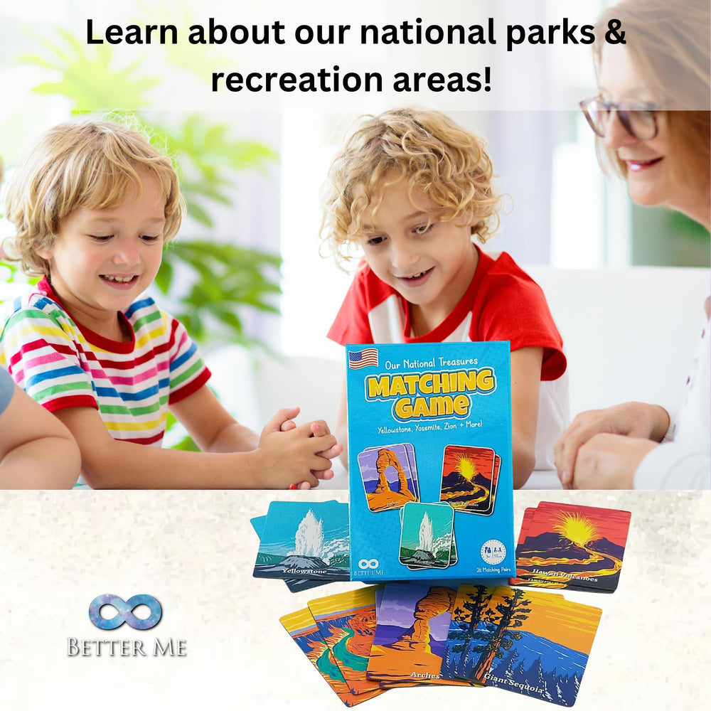Better Me National Treasures family night play with kids