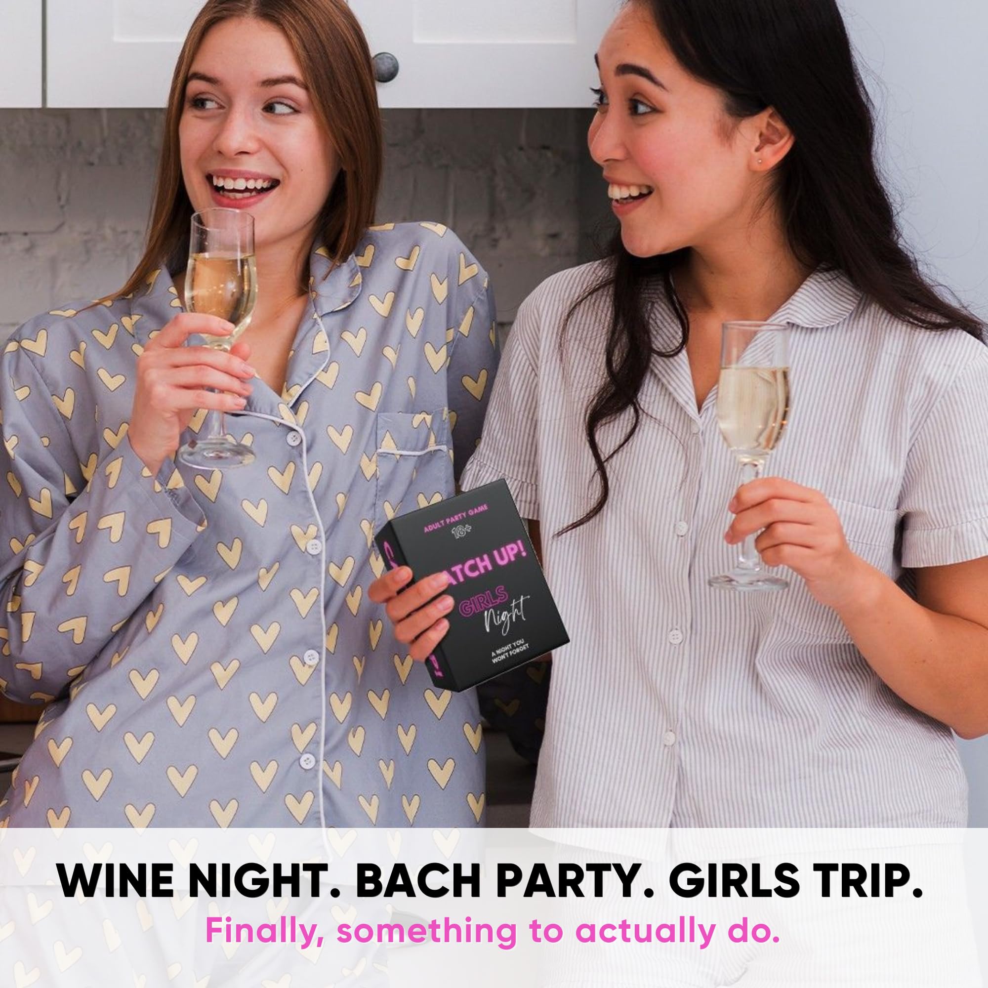 BETTER US Catch UP spicy packaging box showcases a premium party game.
