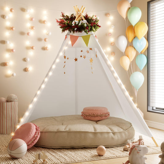 Betterhood teepee tent interior spacious area ideal for reading and play