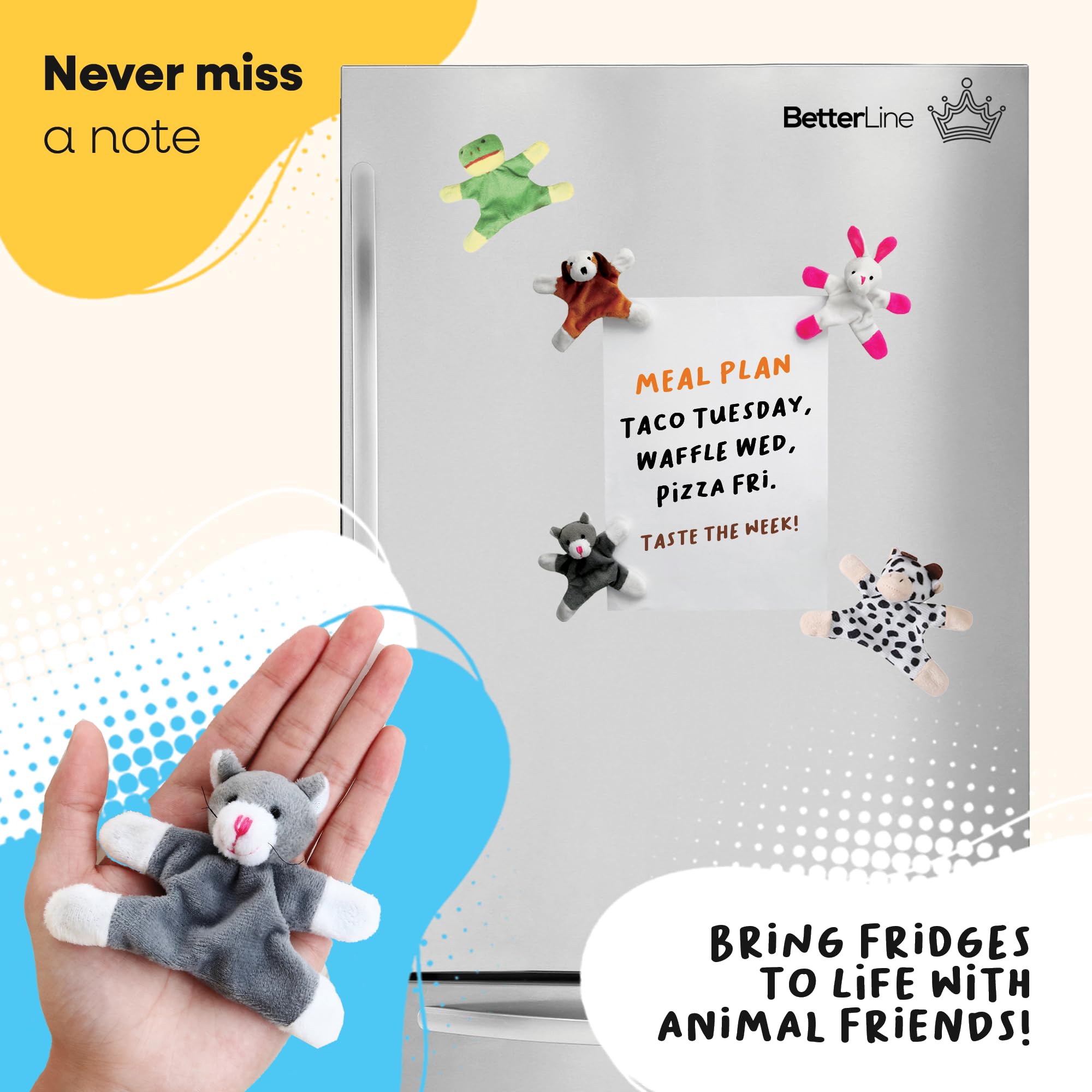 BETTERLINE reptile-rascals magnets encourage exploration of textures and habitats.